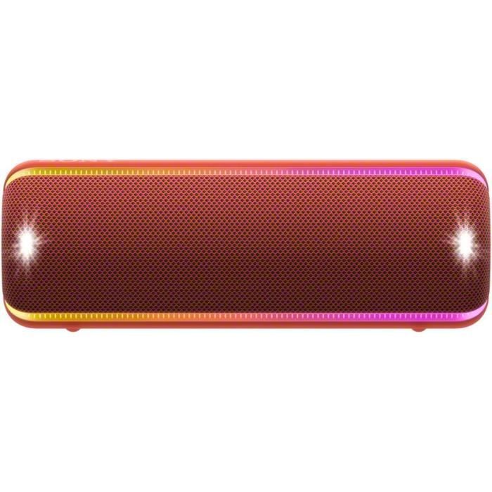 SONY SRSXB32R Enceinte Bluetooth EXTRA BASS 24h Splash proof wireless speaker – Red