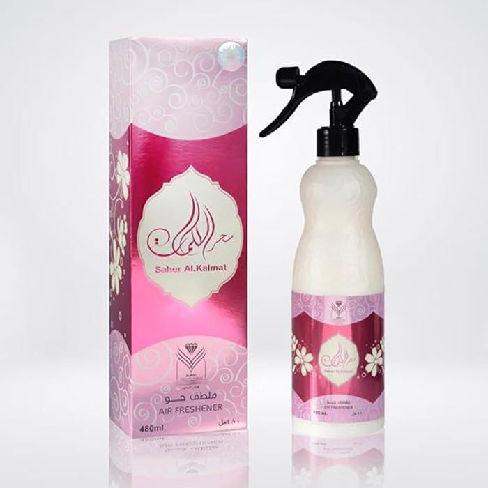 Almas Perfumes Désodorisant Saher Al Kalmat – 480 ml de spray pour Maison