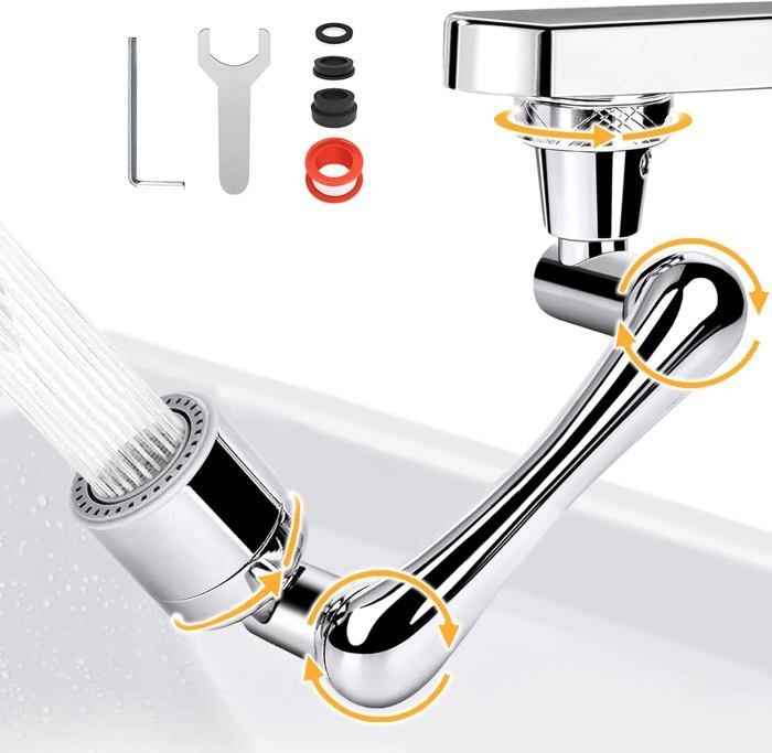 Robinet A Rallonge Rotatif Multifonctionnel