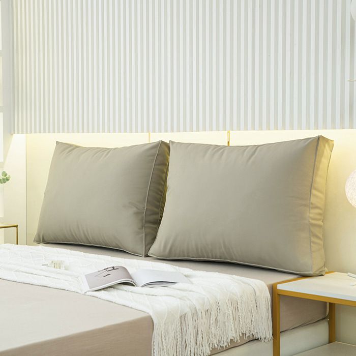 Coussin de lecture ergonomique avec housse de couleur - Coussin triangulaire pour lit, canapé, soutien lombaire - 60 x 35 x 20 cm - Bleu