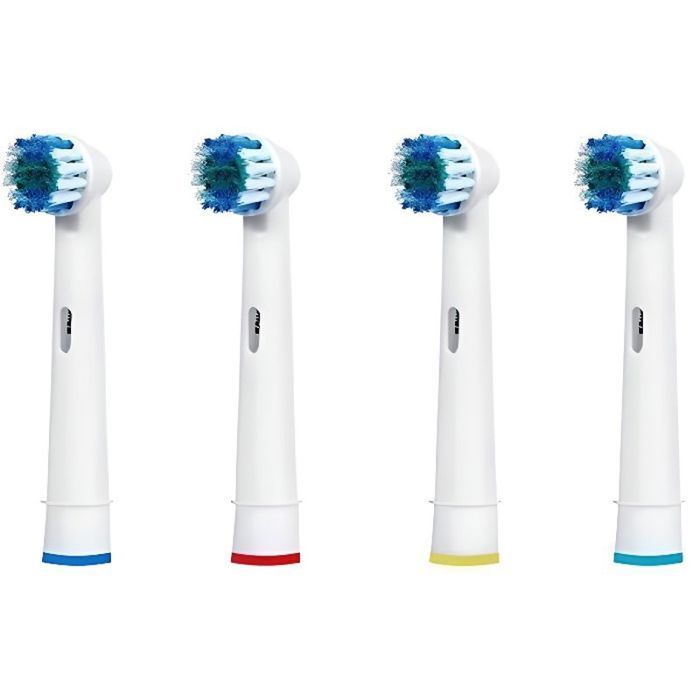 Têtes De Rechange Pour Brosse à Dents électrique Oral-B - Compatible 1000, CrossAction, Etc.