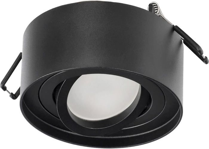 Spot simple en saillie SKAND MINI 1 BLACK GU10 Luminaire plafonnier ...