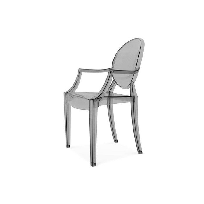 Chaises Empilables - GIOVANNI MARCHESI - Crystal Fumé - Polycarbonate - 4 Places - Design Contemporain Chaises Empilables - GIOVANNI MARCHESI - Crystal Fumé - Polycarbonate - 4 Places - Design Contemporain