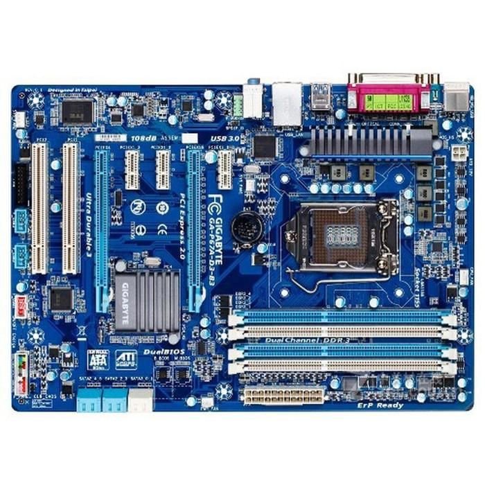 Carte mère GIGABYTE GA-P67A-D3-B3 Intel P67 Socket LGA1155 4xDDR3 SDRAM 32GB ATX - Gigabyte