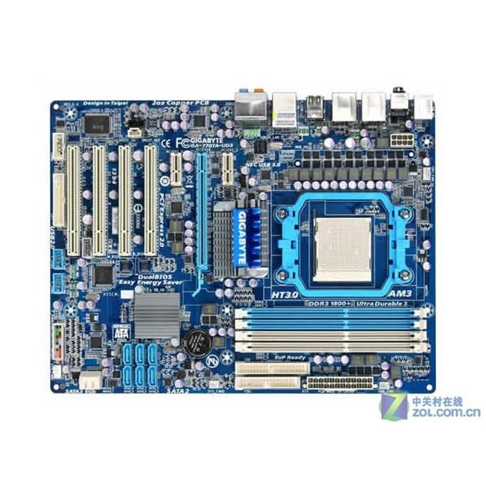 Carte mère GIGABYTE GA-770TA-UD3 AMD 770 Socket AM3 4xDDR3 SDRAM 16GB ATX Reconditionné - Gigabyte reconditionné disponible sur Cdiscount Seconde Vie