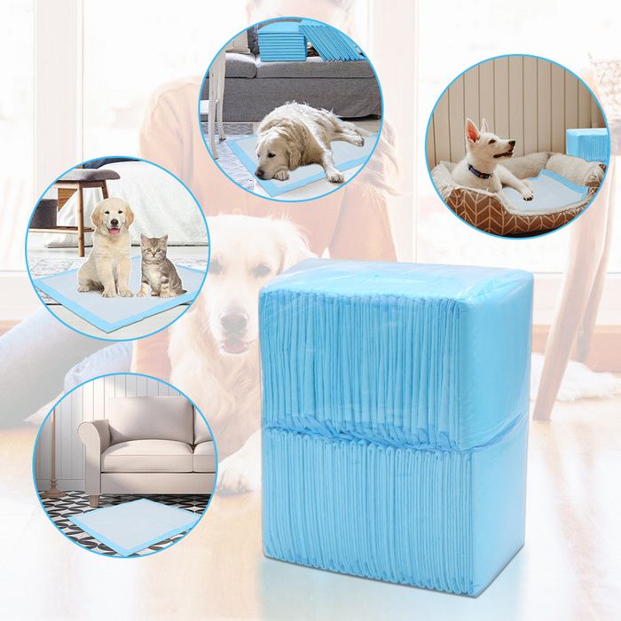 Comparer les prix de Clanmacy Tapis pour Chiots - Lot de 120 - Taille moyenne - Super absorbants - 60 x 60 cm ALESE