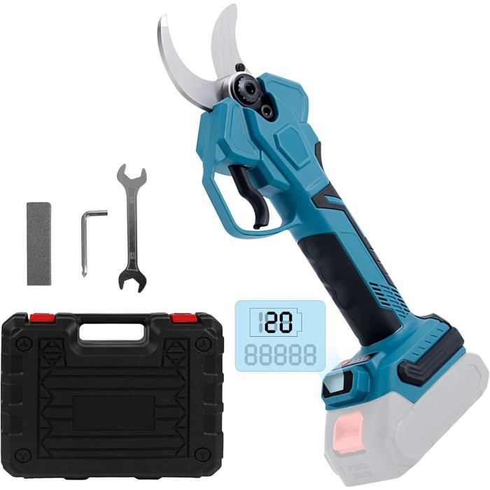 Batterie Sécateur Électrique Professionnel Compatible Makita Gardena - Coupe Jusqu'à 30mm