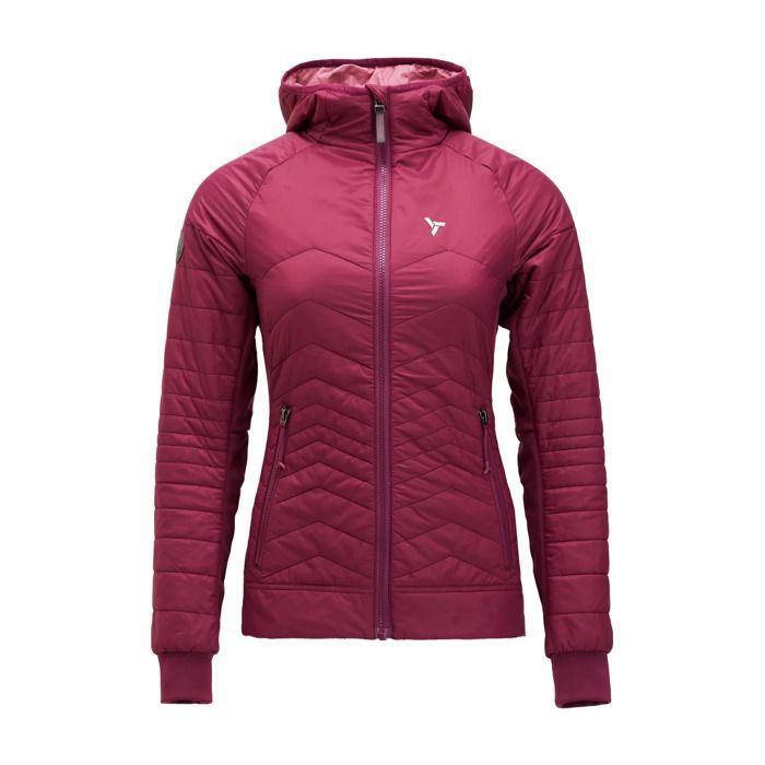Silvini Barolo — Doudoune femme coupe-vent Primaloft 60 g rouge (vélo route)