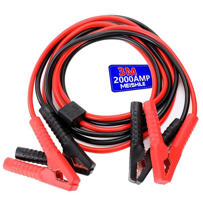 3M Cable De Demarrage Voiture2000A Câbles De Démarrage Cable Batterie Voiture Cable Demarrage VoiturePince Batterie Voiture