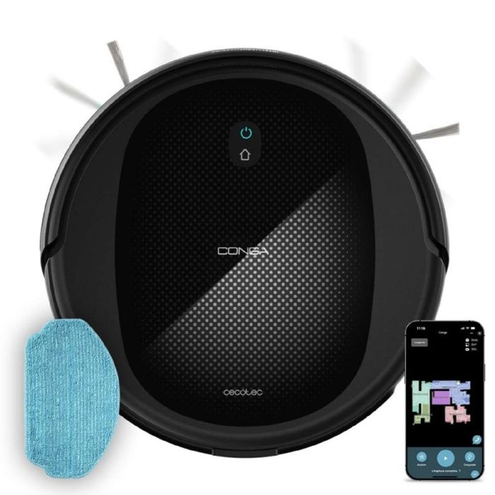 Robot Aspirateur Cecotec Conga M20. Navigation Gyroscopique Ordonnée 7000Pa Pression dAspiration Autonomie 160 Minutes Capteurs - Cecotec