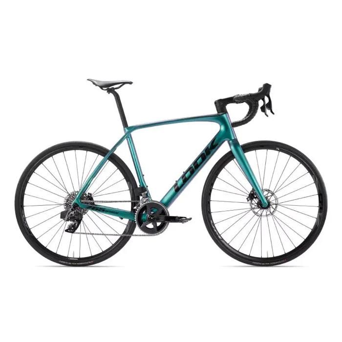 Vélo Look 765 Optimum 2 Rival Etap Racing 600 12v - chameleon green blue - Vert - L / 178-187 cm