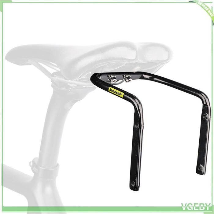 Fafeicy Stabilisateur de sacoche de vélo Rhinowalk Bike Saddle Bag Stabilizer Bracket Tail Bag Mount Rear sport decoration Noir