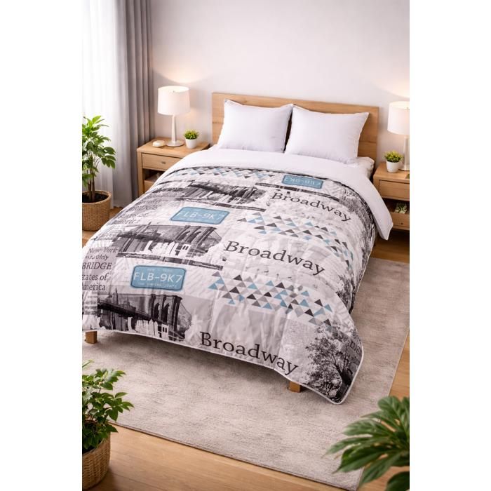 Couette - MORTREUX - Broadway (simple face) - 200 g/m² - Microfibre - 200 x 200 cm