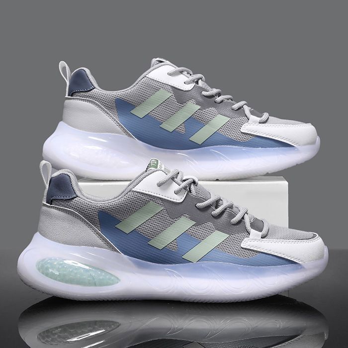 INSFITY Baskets homme Léger Respirant Semelle souple Chaussures de sportGris