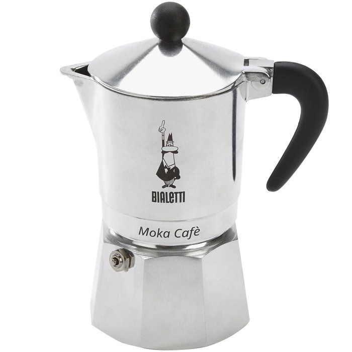 5923 Cafetière Italienne Break pour 3 Tasses Noir