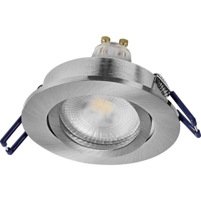 OSRAM HOMELIGHTING 4058075853492 Spot de plafond Plafonnier à spot LED GU10 satin-nickel