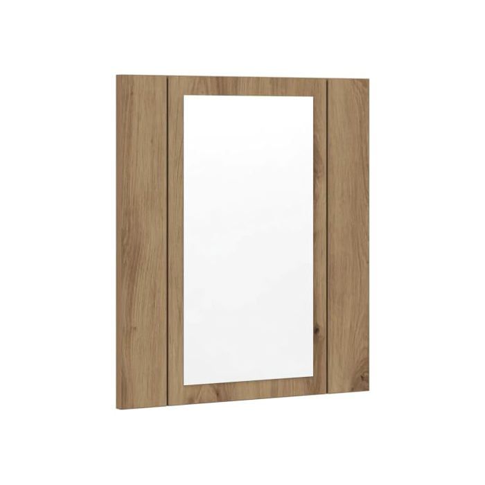Armoire de salle de bain murale - HELLOSHOP26 - 02_0050832 - Chêne artisanal - 40x12x45 cm - Lumière RVB intégrée Armoire de salle de bain murale - HELLOSHOP26 - 02_0050832 - Chêne artisanal - 40x12x45 cm - Lumière RVB intégrée