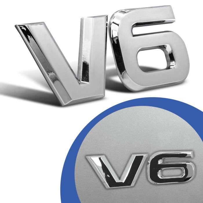 Logo voiture embl/ème sport 3d chrom/é tuning adh/ésif