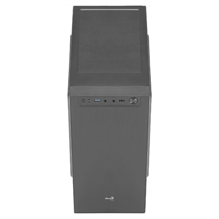 Aerocool CS108BKV1 - Boîtier PC Compact Micro ATX - Aluminium Poli - Ventilateur 80cm