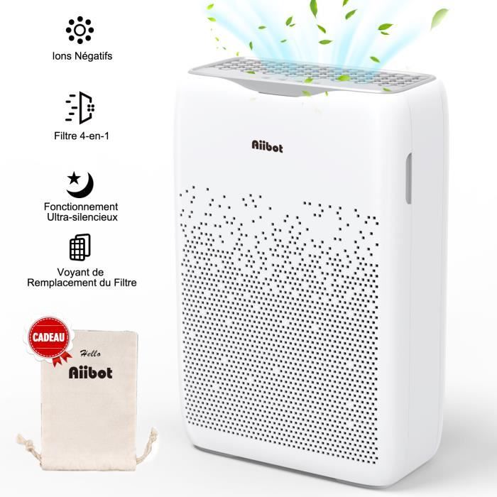 Purificateur d/'Air Maison Véritable HEPA Triple Filtration Retirer Poussière