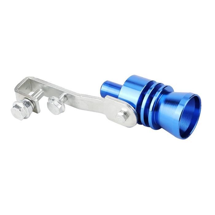 Sifflet Turbo Pour échappement Voiture/moto - Simule Un Son Turbocompresseur - Montage Facile, Universel - Noir Aluminium