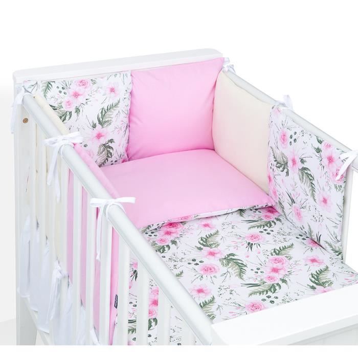 Solenzo Tour De Lit Bebe 2 En 1 Fleurs Rose 60x1 Cm Parure 14 Pieces Nouveau Rose Rose Achat Vente Parure De Lit Bebe Cdiscount Solenzo Tour De Lit Bebe 2 En 1 Fleurs Rose 60x1 Cm Parure 14 Pieces Nouveau Rose Rose Achat Vente Parure De Lit Bebe Cdiscount