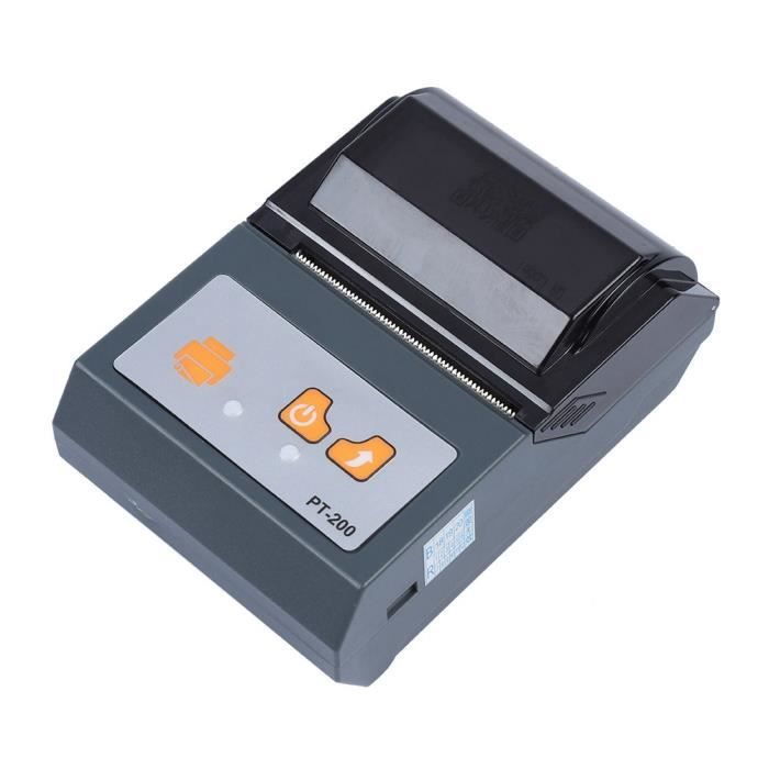 Mini imprimante de reçus Bluetooth portable, Sans fil, Imprimante de reçu, 3