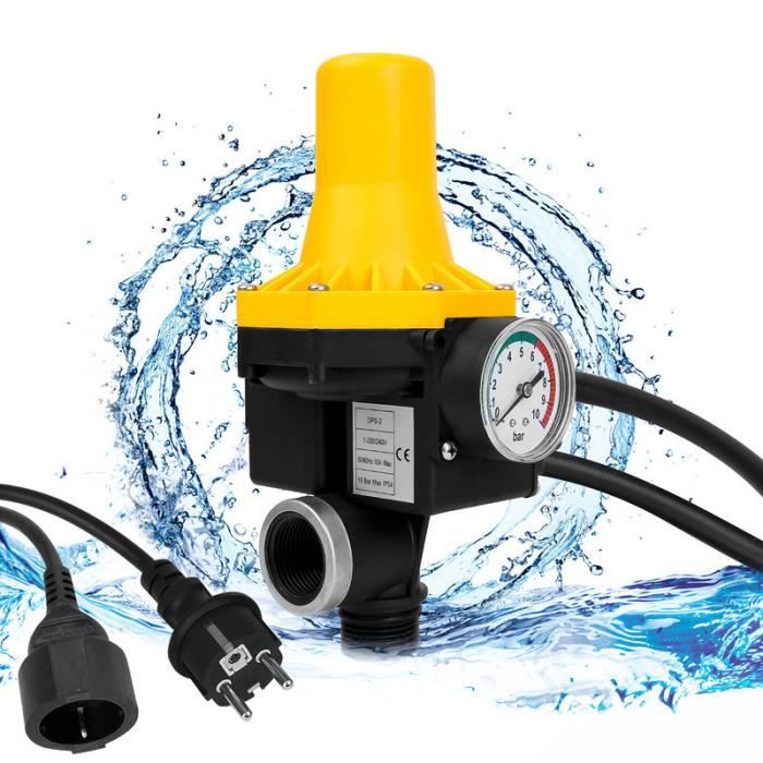 Pompe Centrifuge 2200W - Débit 9600L/H, Pressostat Inclus - Pour Arrosage Jardin Et Usage Domestique