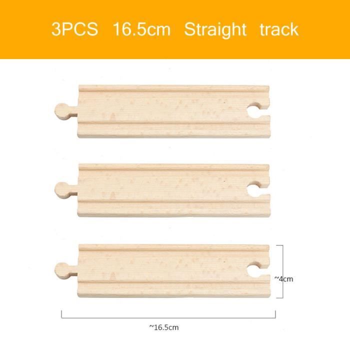 Couleur Gris Accessoires De Voie Ferrée En Bois De Hêtre, Jouet De Toutes Marques Pour Enfants