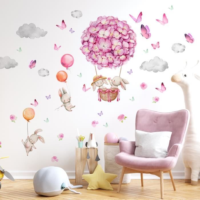 Stickers Muraux Filles Enfants Garçons Stickers Muraux Stickers Muraux pour Bébé Pépinière Enfants Chambre Décoration Murale Salon Décor À La Maison
