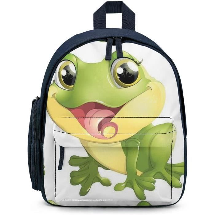 Mini sac à dos peluche grenouille enfant