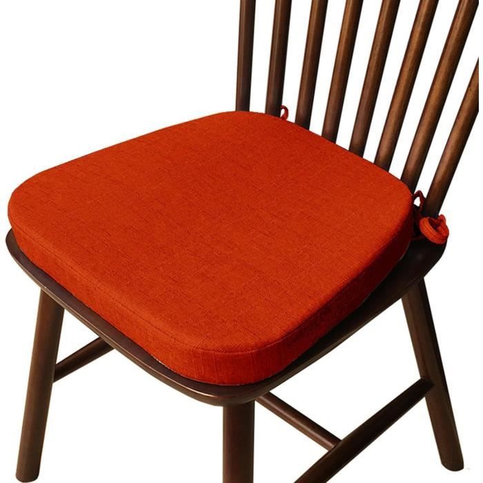Galette d'assise de chaise ou de fauteuil Bistro FERMOB, carbone l.28 x