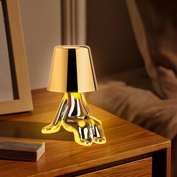 Lampe de chevet Ours LED Lumières monochrome Prénom personnalisé avec texte