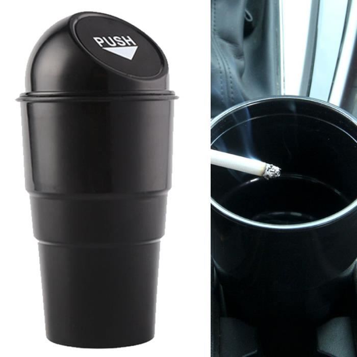 Mini poubelle de voiture, avec couvercle, anti-fuite, en plastique