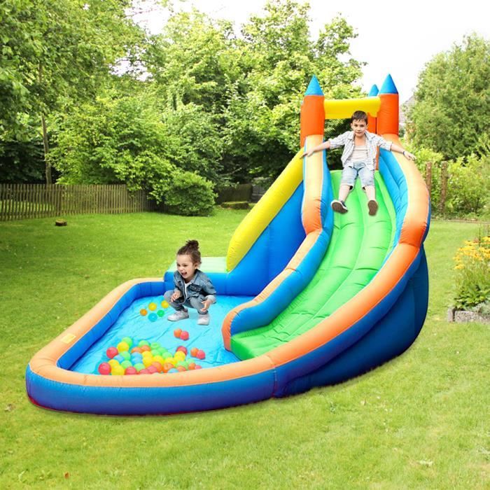 Chateau Aquatique Gonflable Pour Enfants Aire De Jeux Exterieure Avec Escalade Tobbogan Et Piscine 400x300x250cm Cdiscount Jeux Jouets Chateau Aquatique Gonflable Pour Enfants Aire De Jeux Exterieure Avec Escalade Tobbogan Et Piscine 400x300x250cm Cdiscount Jeux Jouets