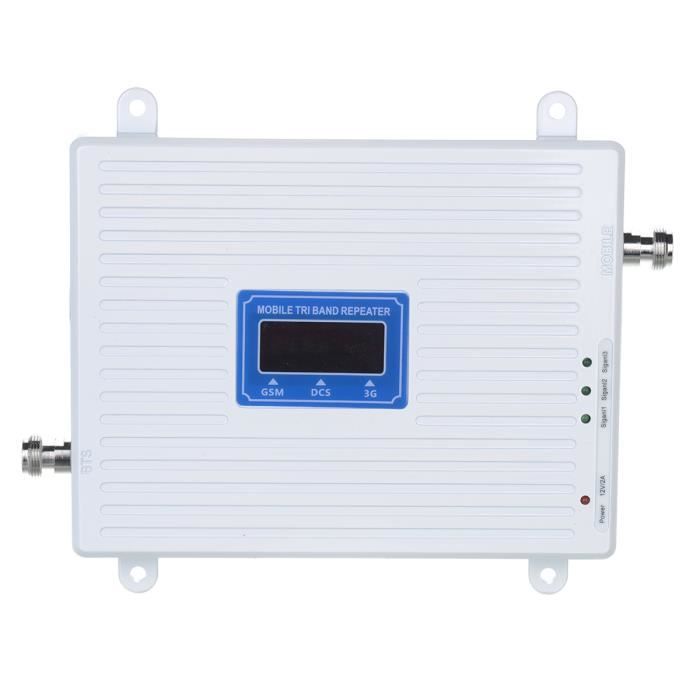 Amplificateur De Signal Weytoll - Booster 2G/3G/4G Universal - Kit Répéteur GSM 900/1800/2100 MHz Pour Maison/Bureau