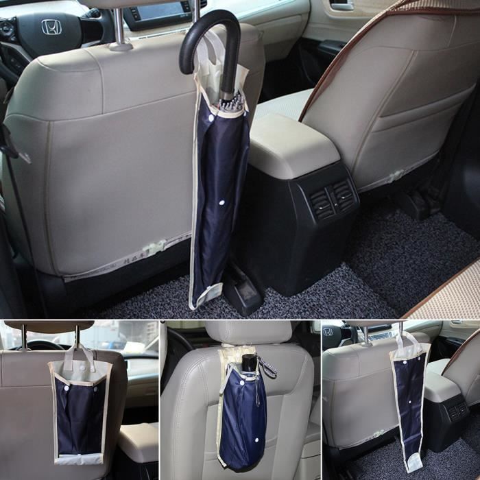 Lot De 2 Housses Pour Parapluie Pliable – Sac De Transport Avec Sangle Ajustable, Dimensions ~79 Cm, En Tissu éponge Absorbant
