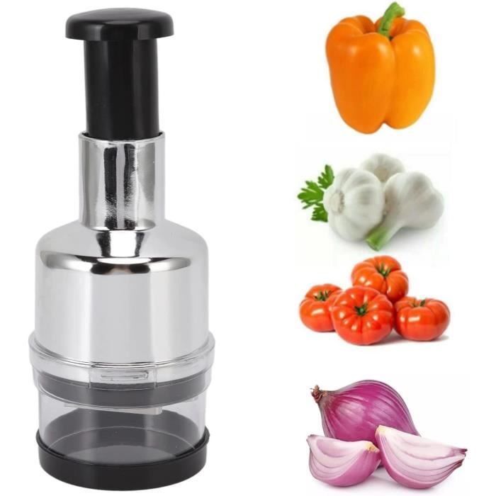 Hachoir Regerly 1.5l Hachoir Manuel Regerly 1.5L - 3 Lames Inox - Coupe Légumes, Viande, Fruits - Facile à Nettoyer Mini Hachoir Manuel