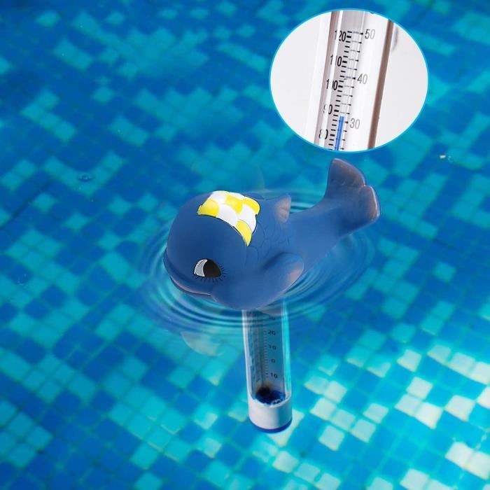 Thermomètre Flottant Piscine Animal Dessin Animé - Mesure Précise Température Eau