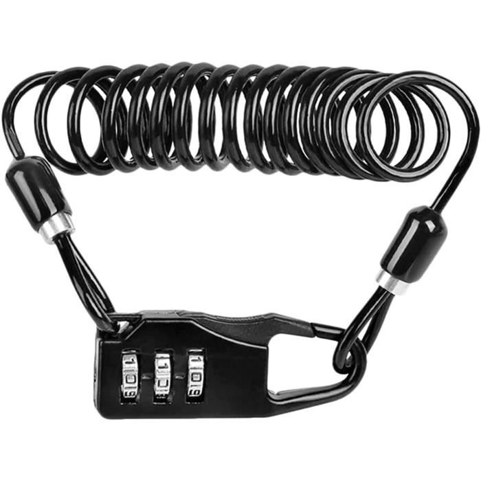 Antivol chaîne antivol Roue de vélo Serrure Vélo Code de Verrouillage Combinaison Cadenas de
