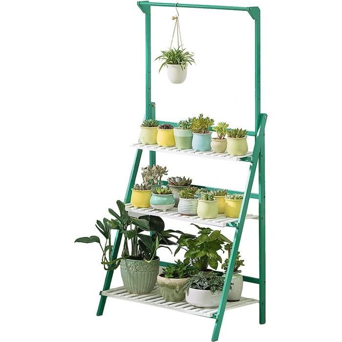 Support Mural Plantes Lot De 3 - Étagère Porte-Pots En Métal