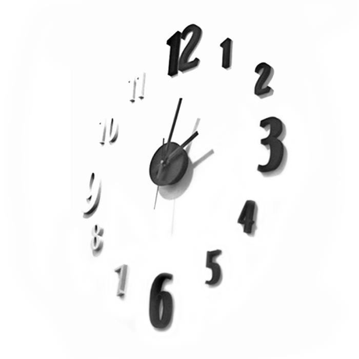 Horloge Murale Silencieuse 30cm - Design Yin Yang Bois Moderne Pour Chambre Ou Bureau