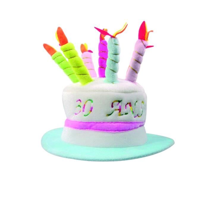 Chapeau Gateau D Anniversaire 30 Ans Cdiscount Jeux Jouets