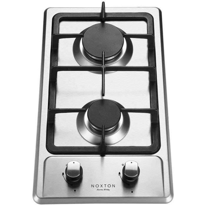 Plaque de Cuisson Gaz 2 feux, Plaque Gaz 2 Feuxs, Table de Cuisson à