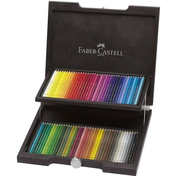 FABER-CASTELL Coffret de 72 Crayons de couleur Polychromos