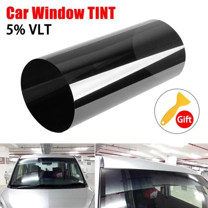 Film d'isolation thermique pour vitres de voiture, 20x150cm, Film solaire  transparent teinté, Anti-UV, noir [E219E28] - Cdiscount Auto