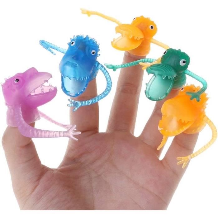 HUBOPRYS Lot de 5 ou 10 marionnettes à Doigts Monstres, Mini têtes de fantômes, Zombies HUBOPRYS Lot de 5 ou 10 marionnettes à Doigts Monstres, Mini têtes de fantômes, Zombies