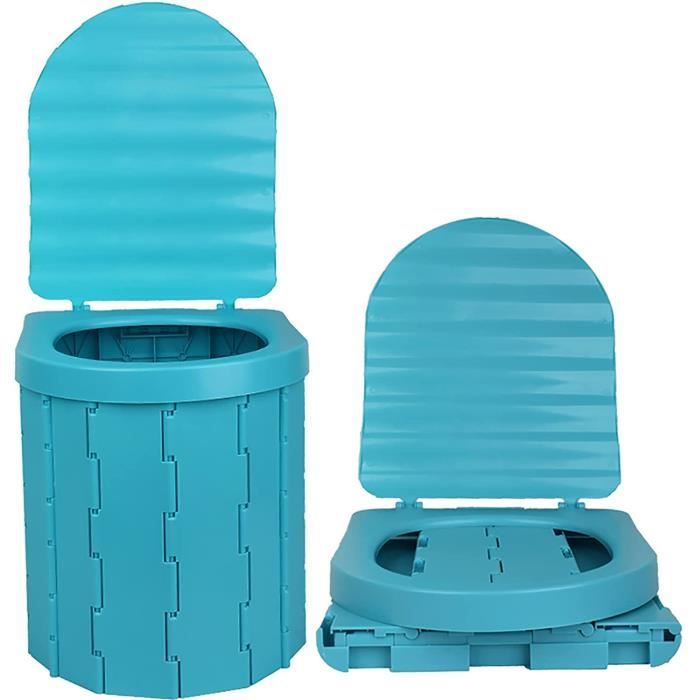 Toilette pliable et mobile de camping