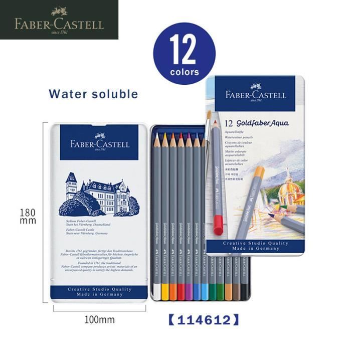 Lot De 20 Crayons De Couleur Aquarelle CARAN D'ASH Musée - Solubles à L'Eau - Occasion Comme Neuf