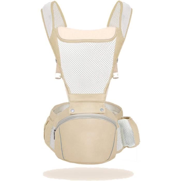 Porte-bébé Siège De Hanche Ergonomique - Réglable 67-110 Cm - Poche Latérale - Pour Nouveau-né à 20 Kg - 12